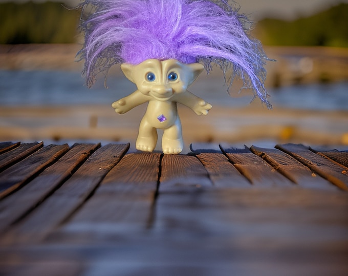 Vintage Lilac Troll