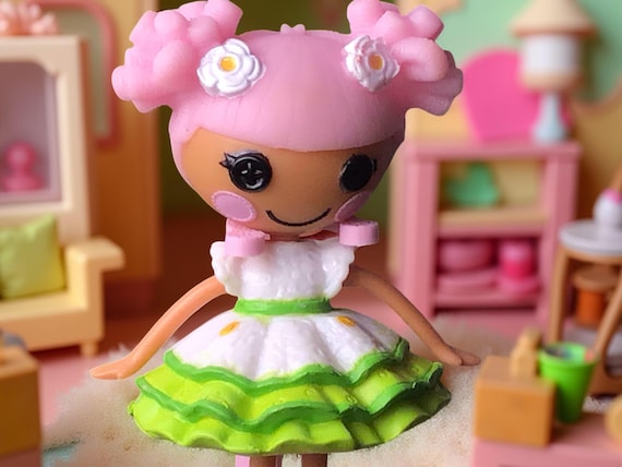 Free Ship US ( Only ) MINI Lalaloopsy's Blossom Flowerpot With