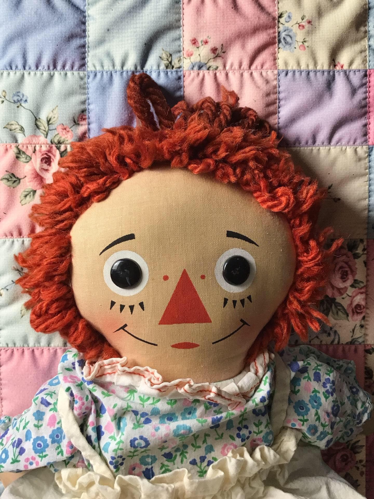 Free Shipping Vintage Boxed 1970 Knickerbocker Raggedy Ann- 15
