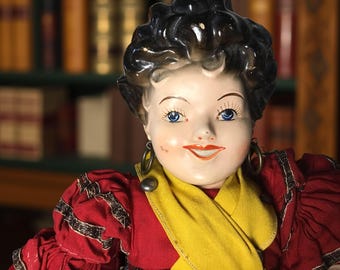 Antique Armand Marseille Bisque Porcelain Doll - Floradora, 1800s