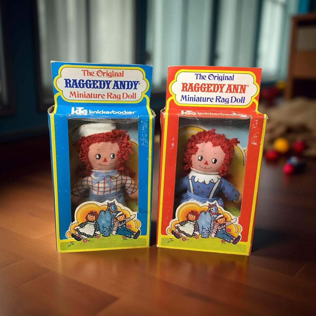 ニッカーボッカー ラガディ・アン＆アンディ セット - 4インチ レア