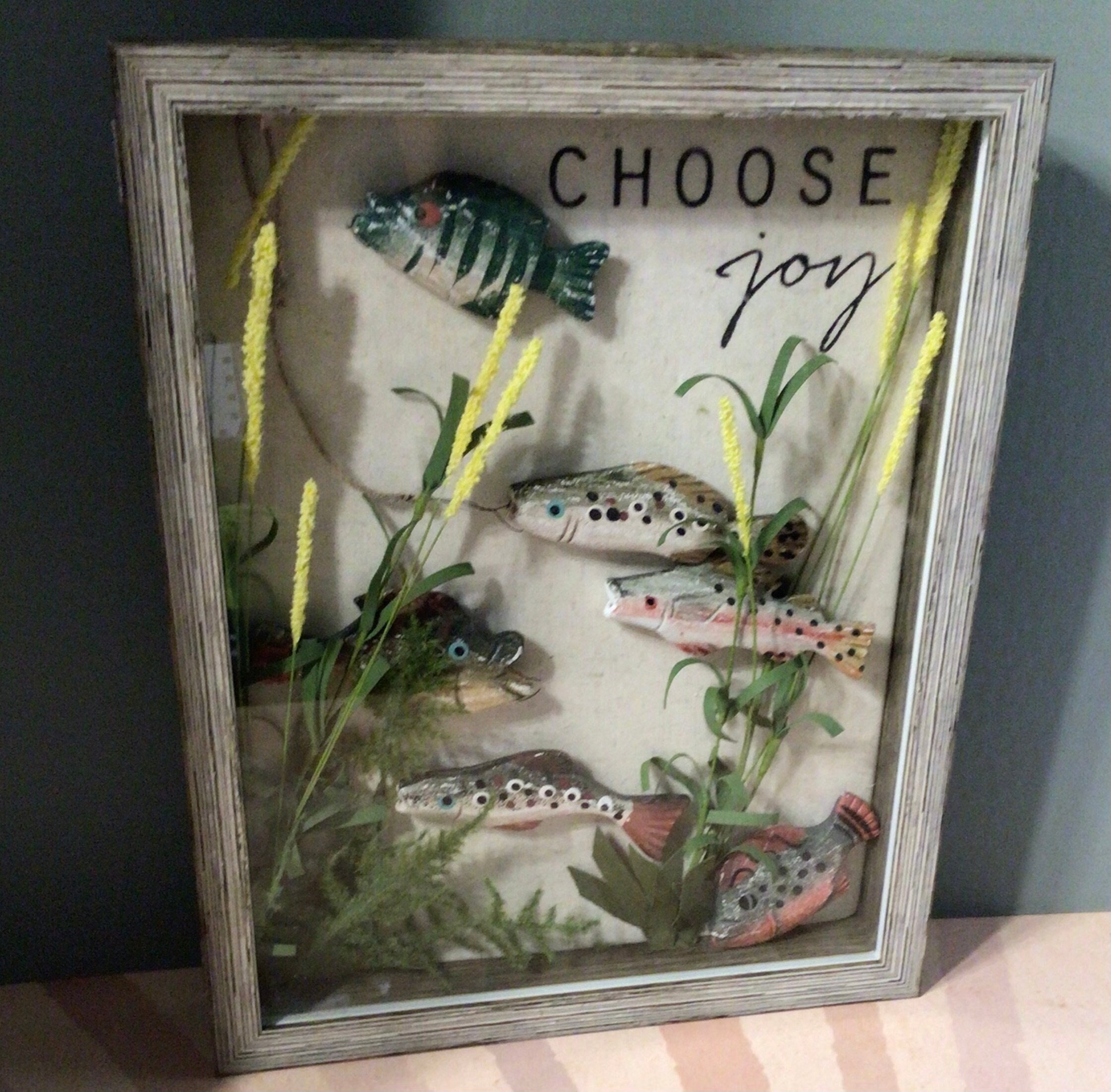 Fishing Lure Display Case, Fishing Reel Display, Fishing Shadow Box