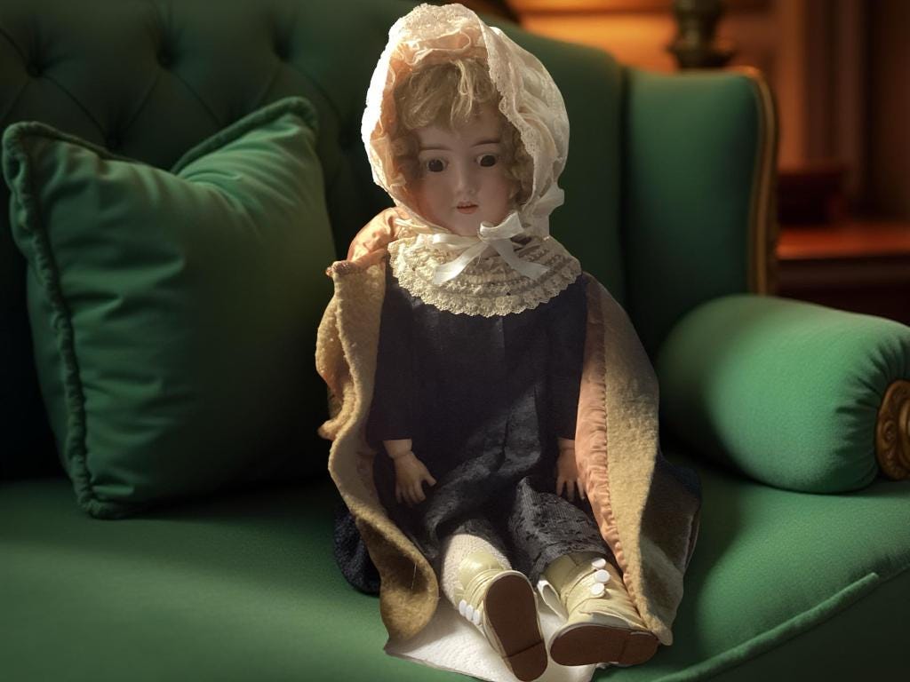 アンティーク アルマン マルセイユ ビスクドール – 24インチ、完璧な