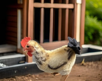 ビンテージ　シュタイフ　ウーリーポンポン　にわとり　雄鶏と雌鶏のペア ヴィンテージ シュタイフ 鶏の家族カップル 雌鶏と雄鶏