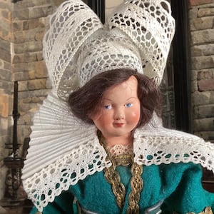 Vintage 1940s Celluloid Doll – 9” Les Poupées Breton – All Original – Made in England
