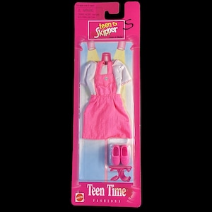 Teen Skipper Clothing - Teen Time Fashions - Mattel  1997