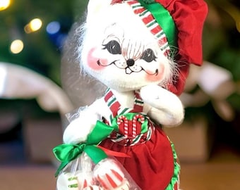 Vintage Annalee Weihnachtsmaus