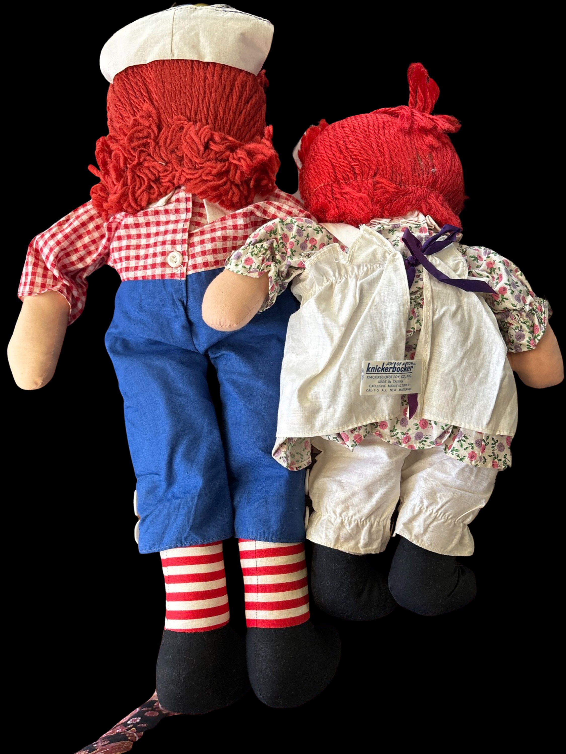 Knickerbocker Raggedy Ann & Andy Set -14 Inches - Etsy Knickerbocker Raggedy Ann & Andy Set -14 Inches - Etsy