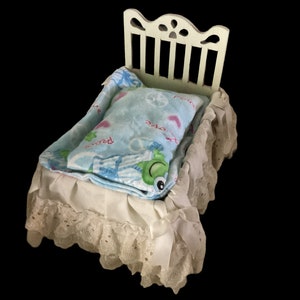 White Doll Bed