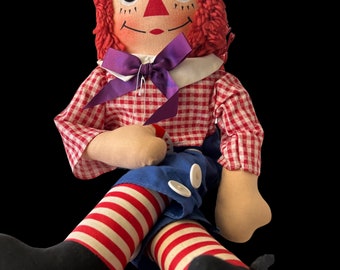 Knickerbocker Raggedy Ann & Andy Set -14 Inches - Etsy Knickerbocker Raggedy Ann & Andy Set -14 Inches - Etsy