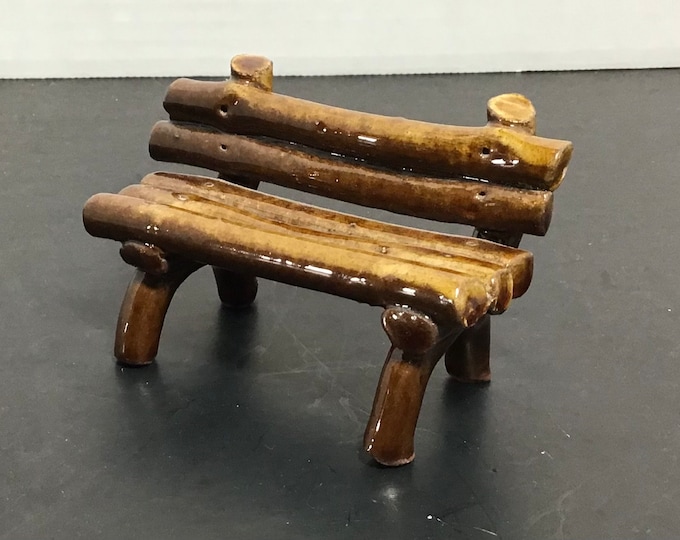 Doll house miniature bench