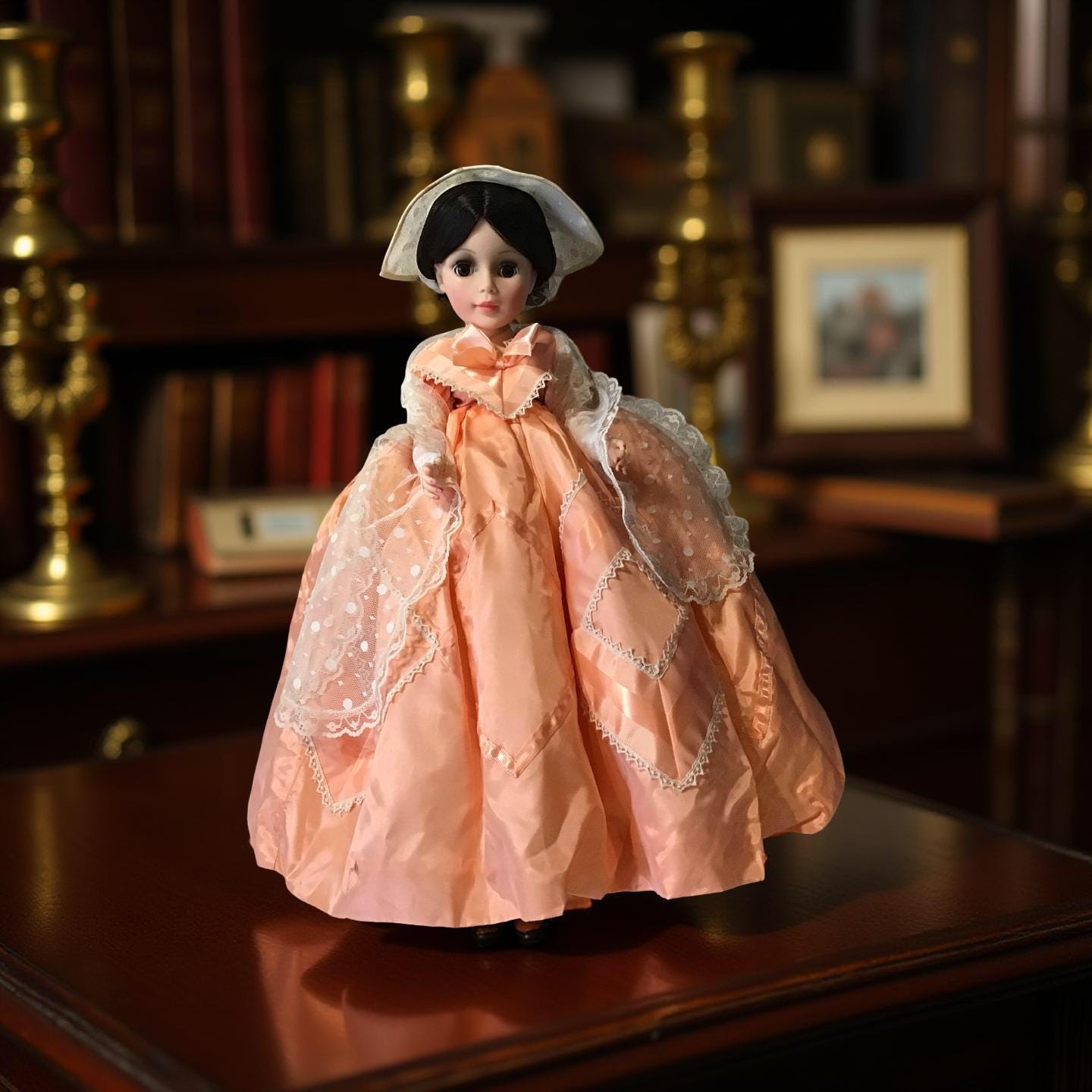 Madame Alexander Melanie Doll – Gone With the Wind, Peach Satin