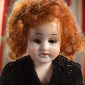 Antique German Minuet Bisque Doll - 5 inches