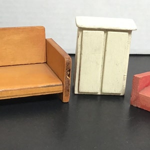 Doll house wooden furniture