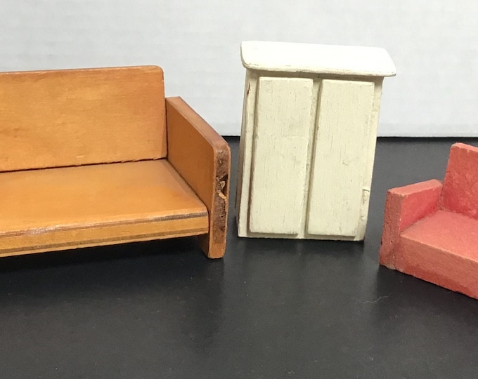 Doll house wooden furniture