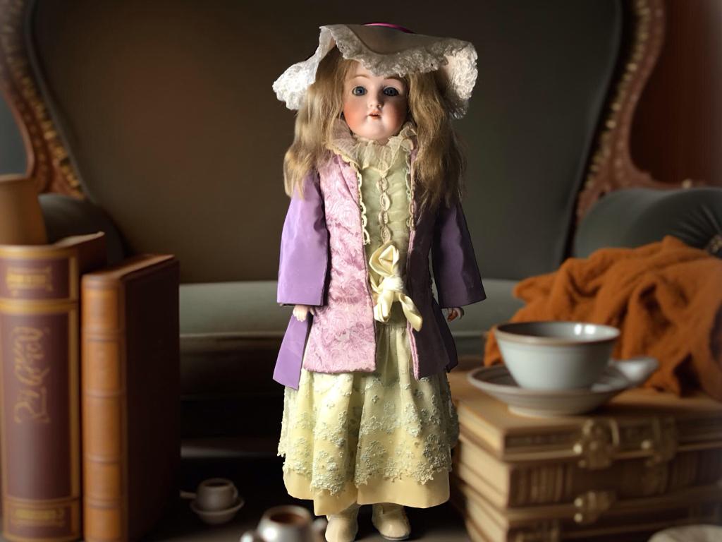 アンティーク ビスクドール オールビスク ドイツ アンティークビスクドール - 71/2 154 DEP - 1800年代 - Etsy 日本