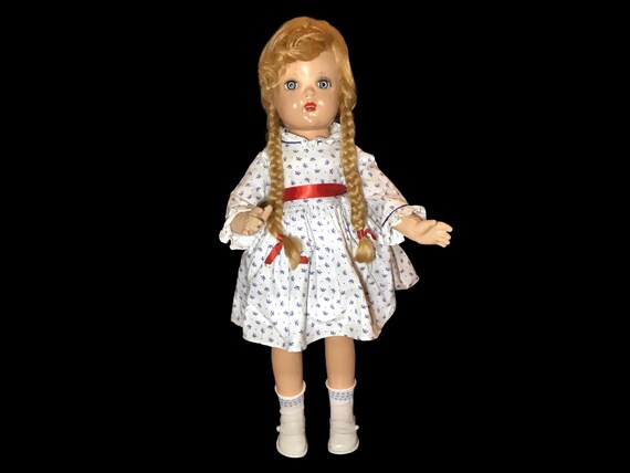 コンポジション 人形 ドール 1940年代 アンティーク レース 赤ちゃん