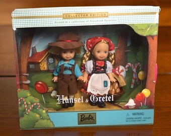 Barbie Collectibles Hansel & Gretel Edition - 4.5" Collector Dolls In Bavarian Costumes (2000)
