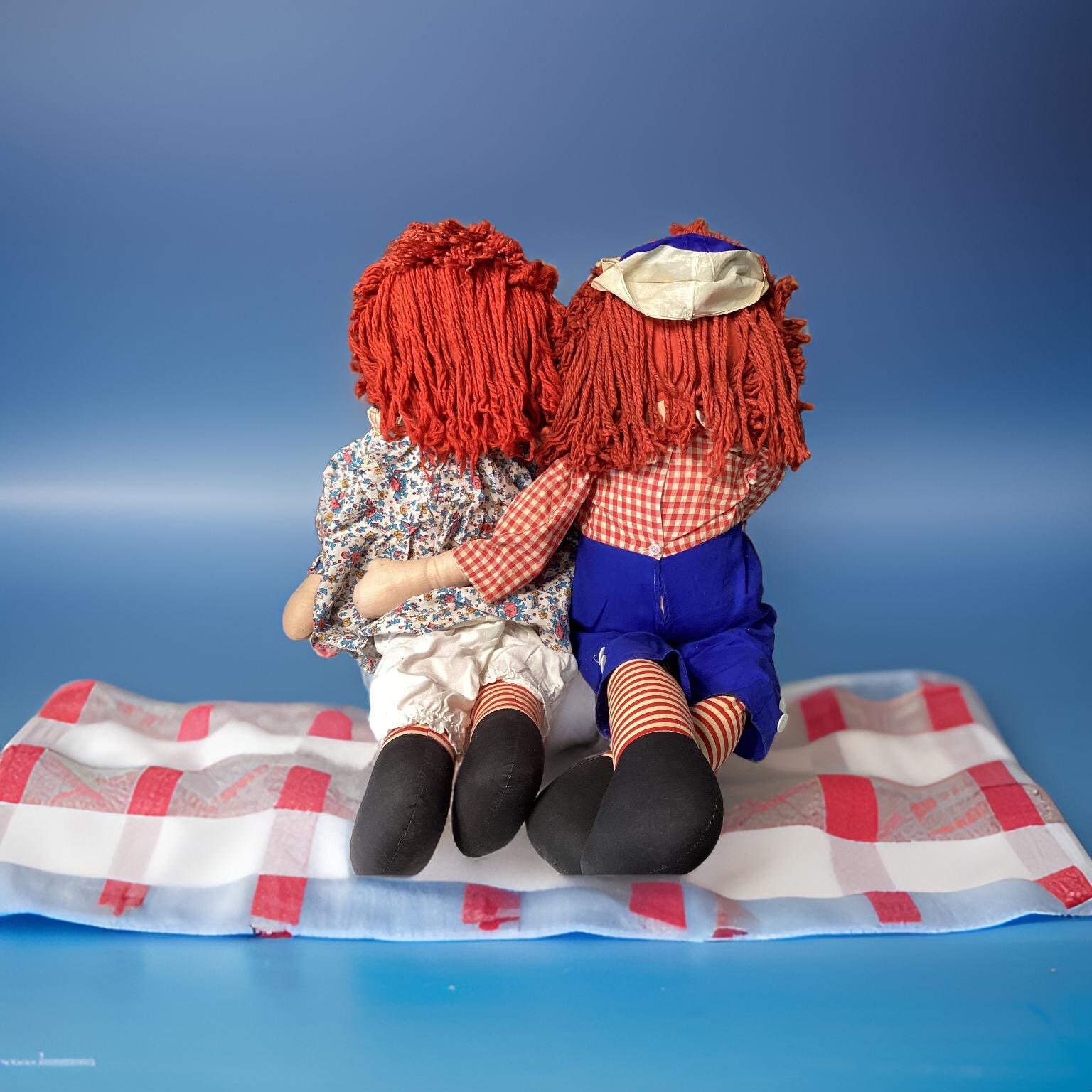 Knickerbocker Raggedy Ann & Andy - 30 Inch - Etsy