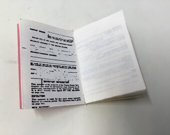 Set Passaporto E Carte D'Imbarco In Miniatura Scala 1:12 Per Casa Delle Bambole | Melody Jane