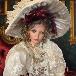 Large porcelain doll vintage - Etsy 日本