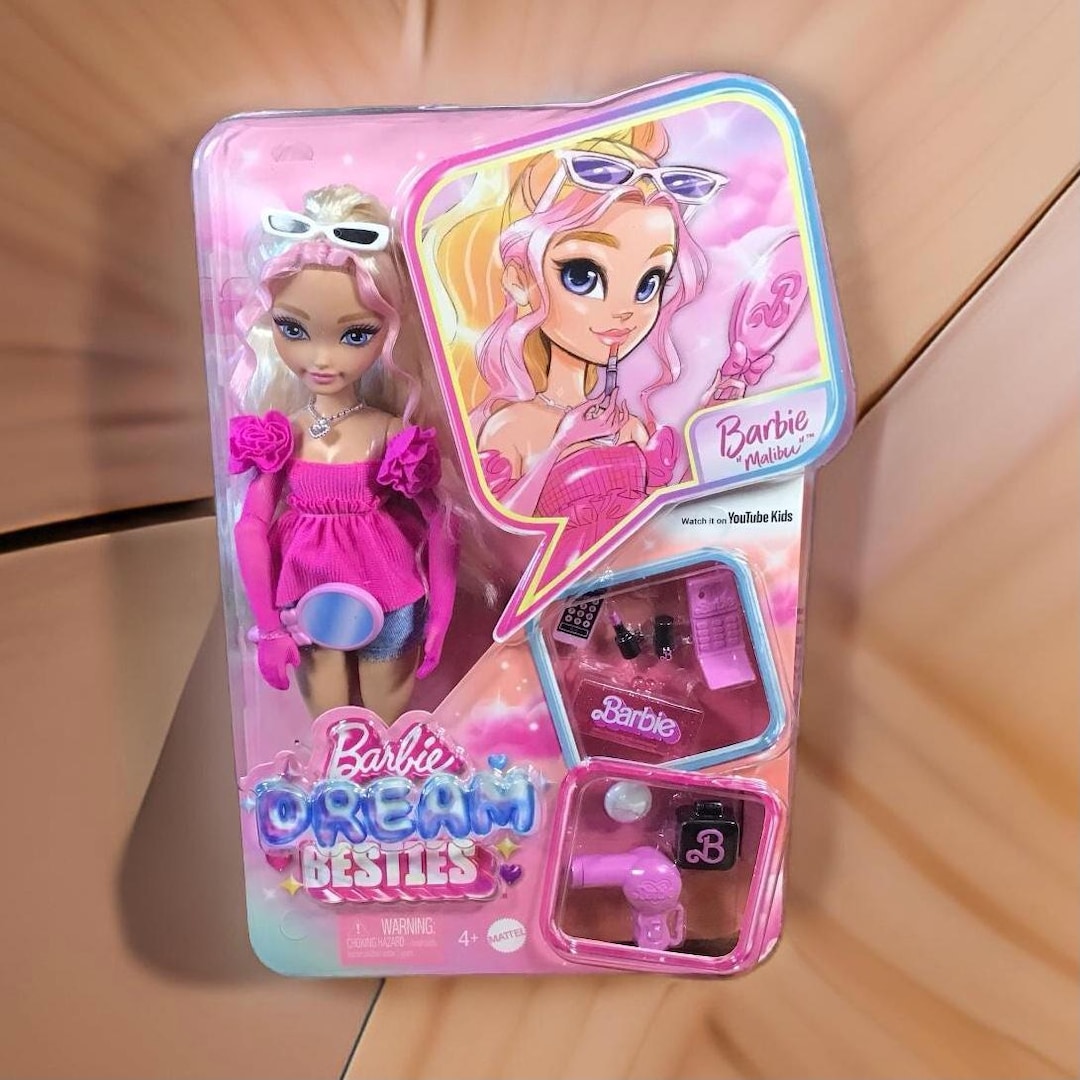 Muñeca Barbie Malibú Dream Besties con accesorios México