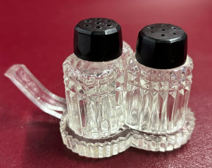 Antique Clover Salt and Pepper Shakers