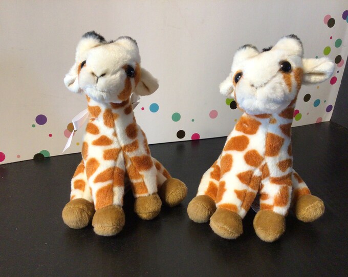 Super Soft Twin Baby Giraffes from San Francisco Zoo