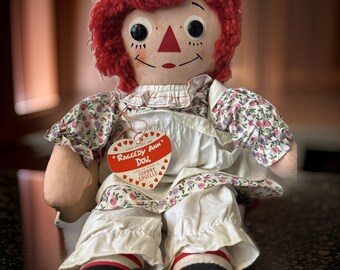 Antique Raggedy Ann & Andy Dolls by Knickerbocker Mint in