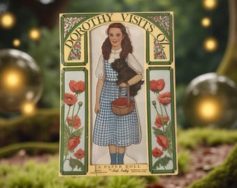 Vintage 1995 Dorothy Visits Oz Paper Dolls | Peck Aubrey Collection