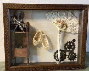 I dream of Steam Punk shadowbox
