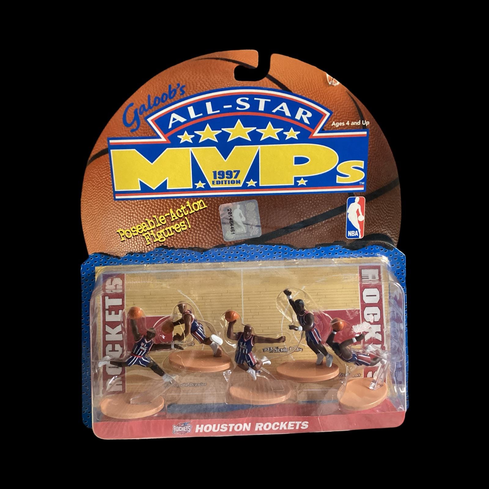 【週末値下げ】NBA スターティングラインナップ 1997 フィギュアセット5点 All-star MVP Houston Rockets 1997 - Etsy Finland