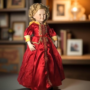 Porcelain Shirley Temple - Captain January