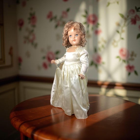 Unmarked Composition Doll 1930s Singapore