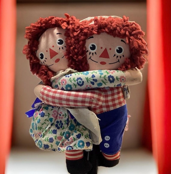 1968生　Knickerbocker Raggedy Ann & Andy Knickerbocker Raggedy Ann & Andy - 7 Inch - Etsy UK