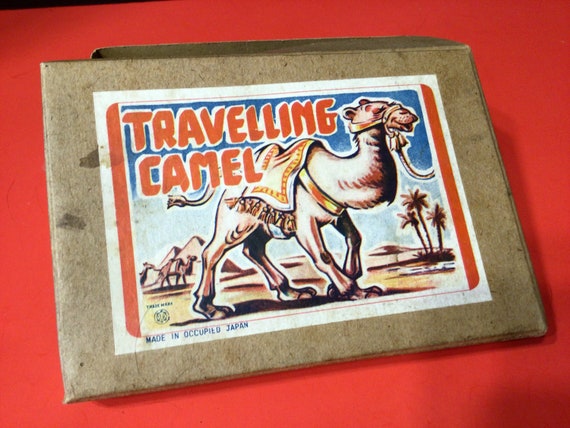 Tin Toy Camel - Occupied Japan - Etsy