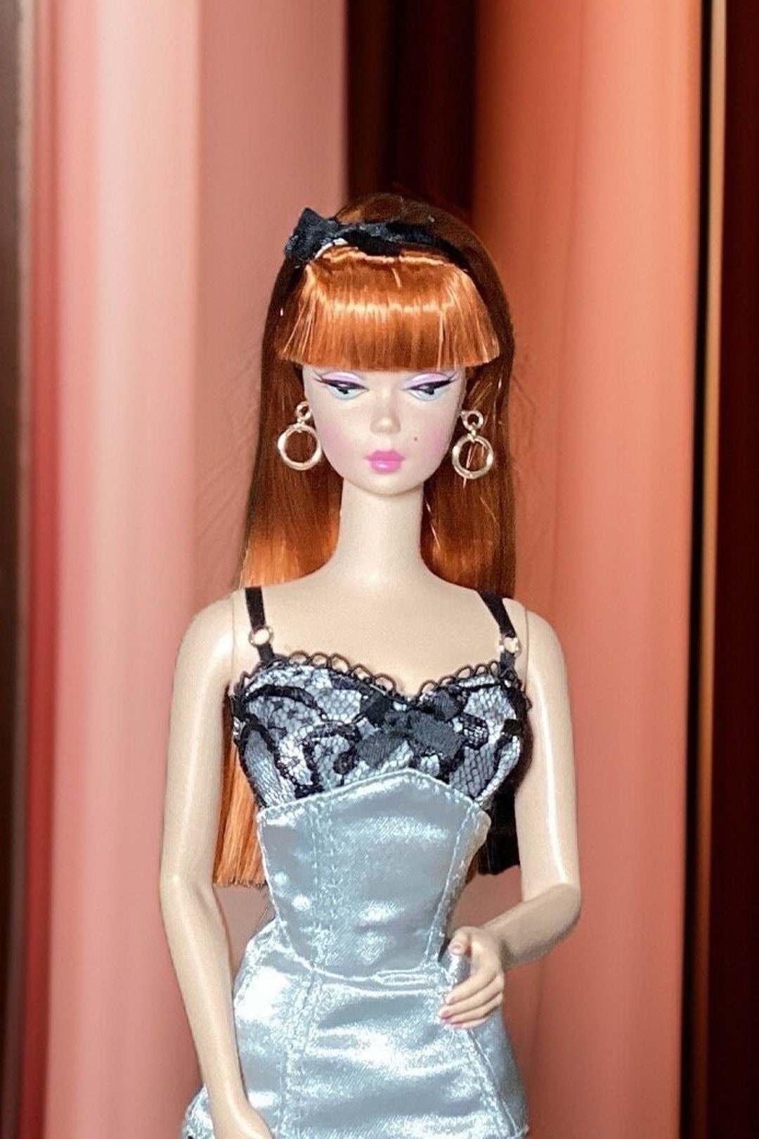 Gold Label Silkstone Lingerie Barbie - Etsy Gold Label Silkstone Lingerie Barbie - Etsy