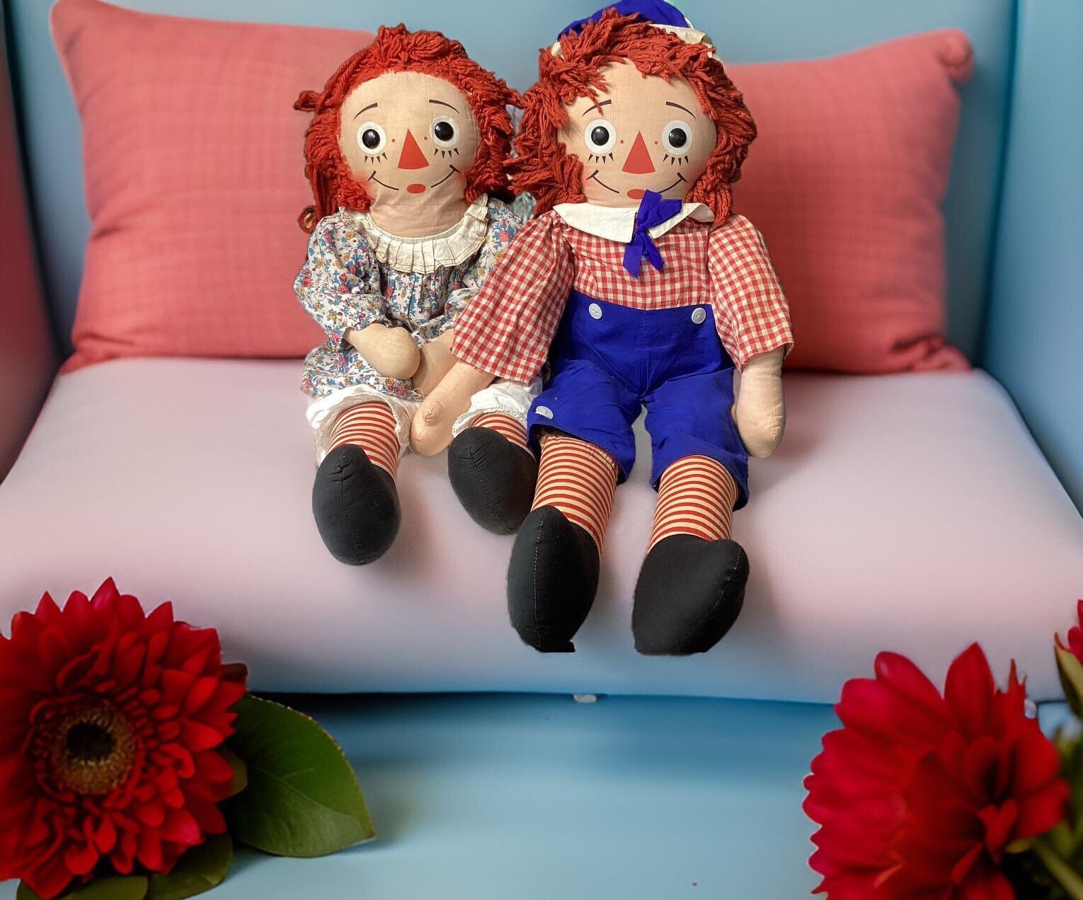 Knickerbocker Raggedy Ann & Andy - 30 Inch - Etsy