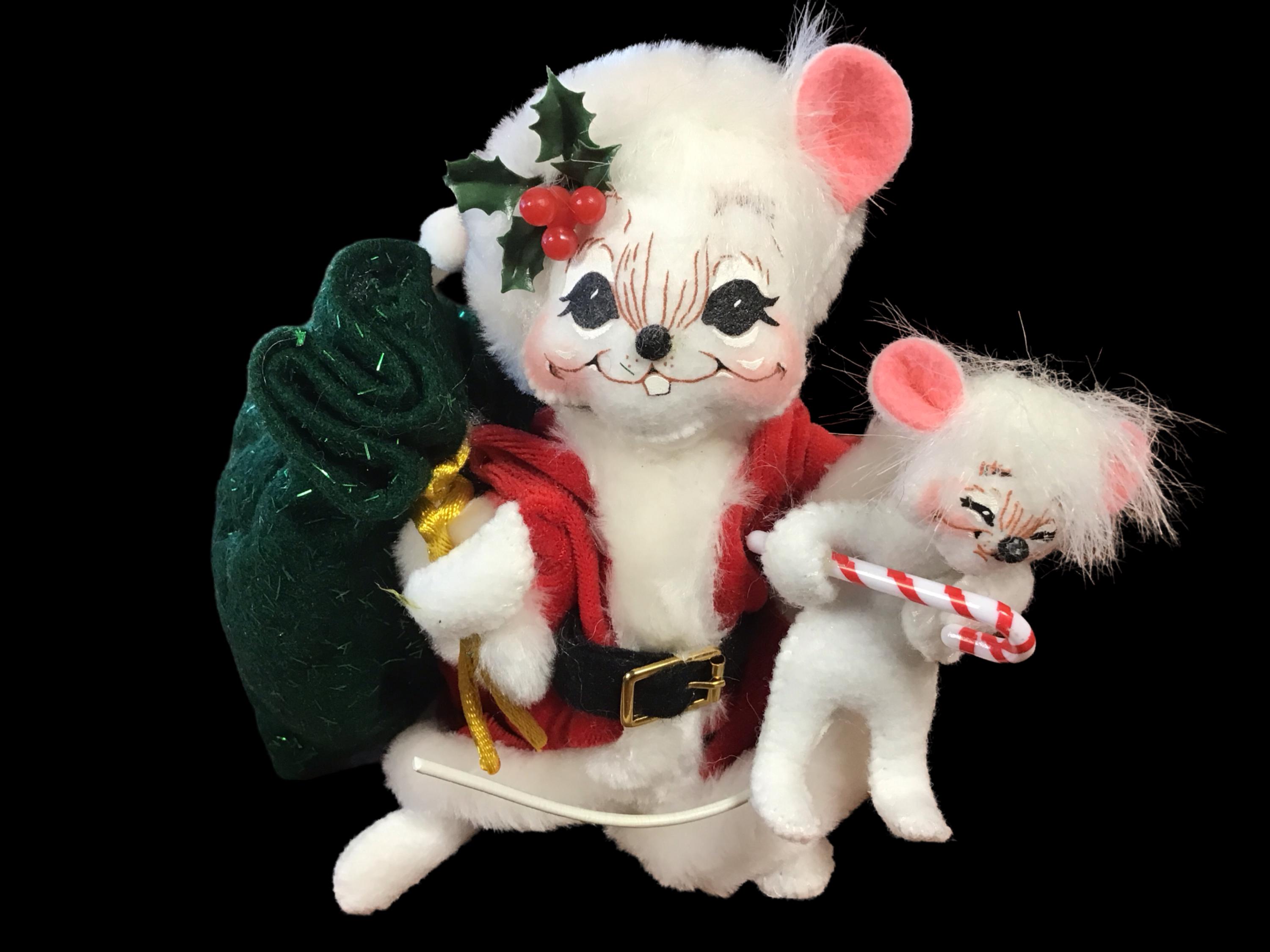 Vintage Annalee Christmas Santa Claus Mouse - Etsy