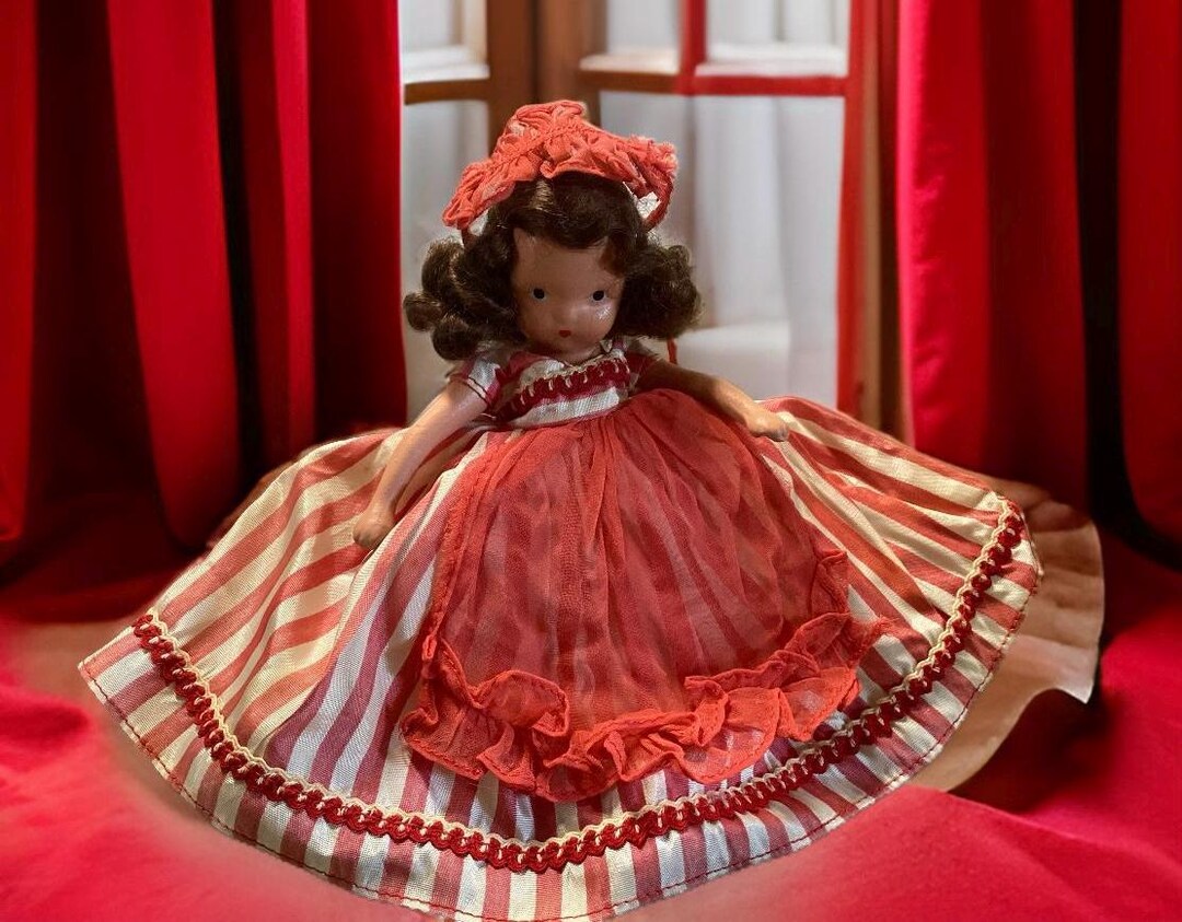 Vintage Nancy Ann Storybook Doll – Wednesday's Child, Bisque Doll