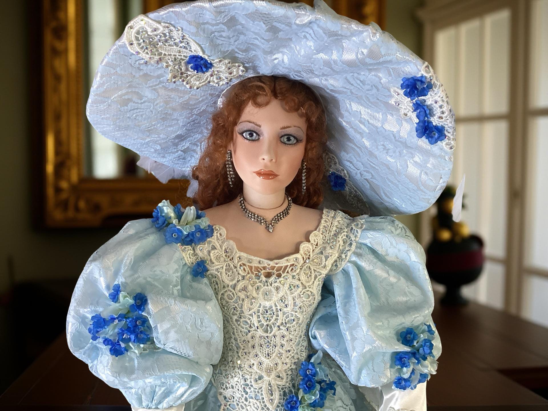 Dottie Russさま専用！ Limited Edition Rustie Doll – 4-foot Porcelain Chandra, Swarovski