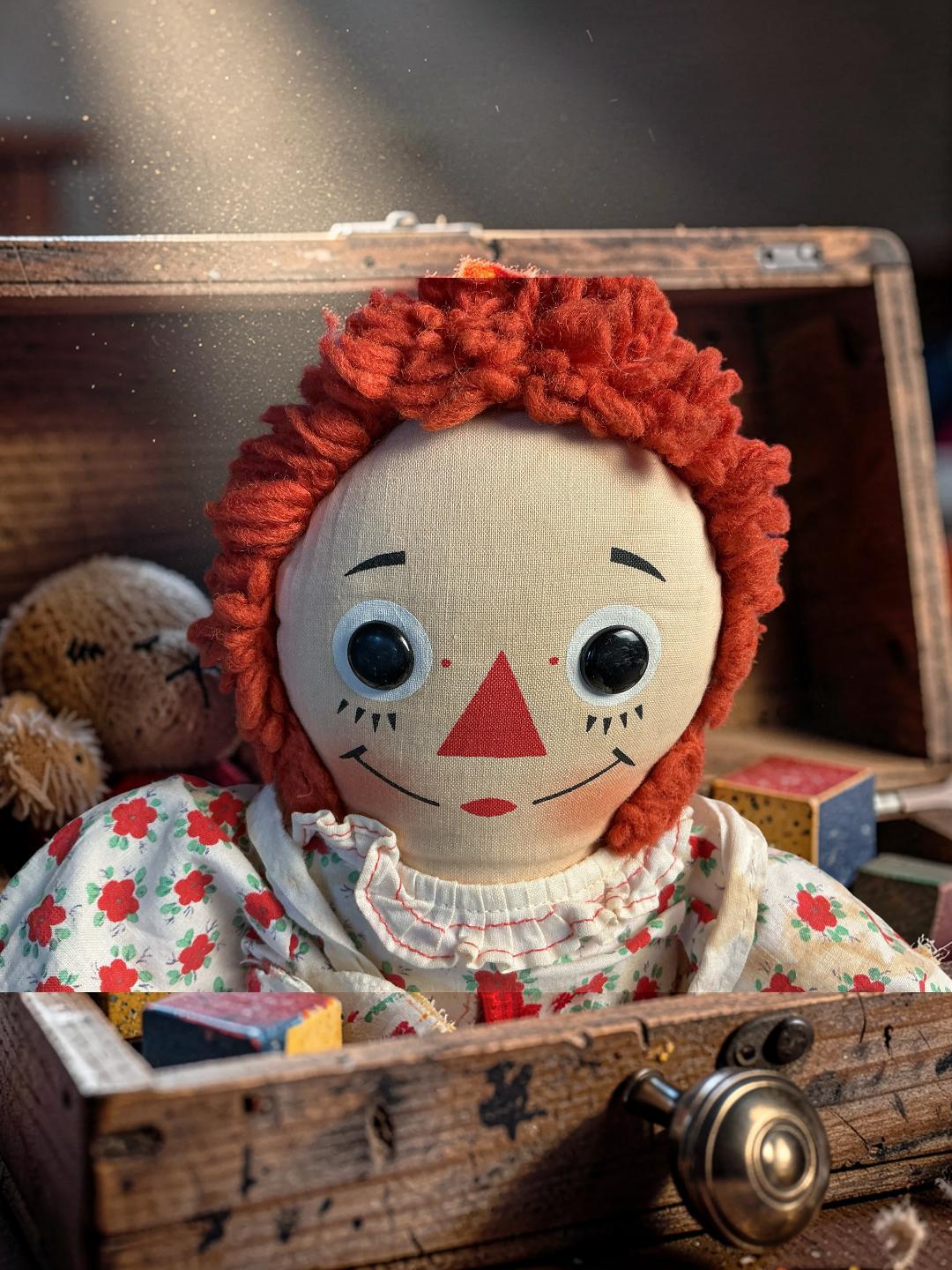 Raggedy Ann Doll With Music Box - Etsy