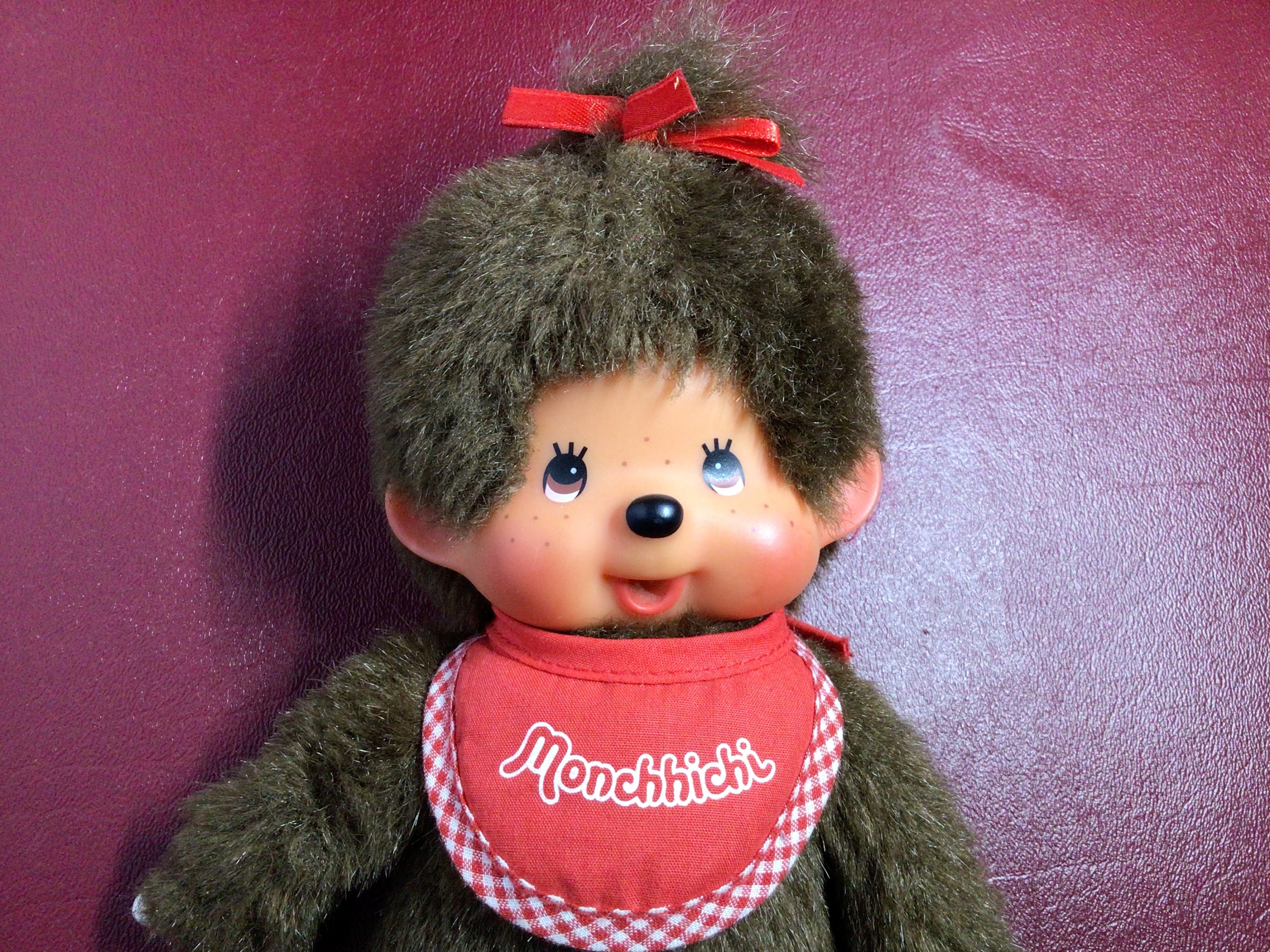 Monchhichi 12 stücke Lovely rose red cartoon-muster auto