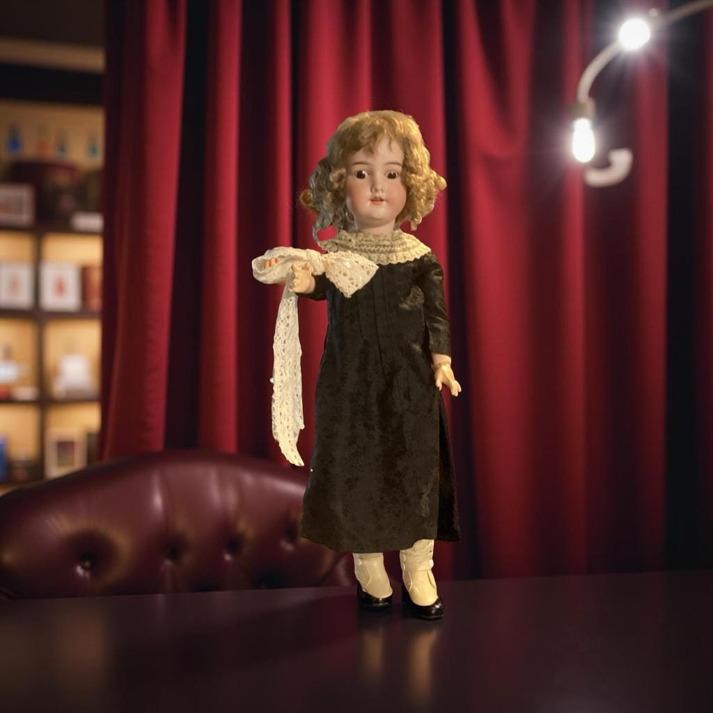 アンティーク アルマン マルセイユ ビスクドール – 24インチ、完璧な