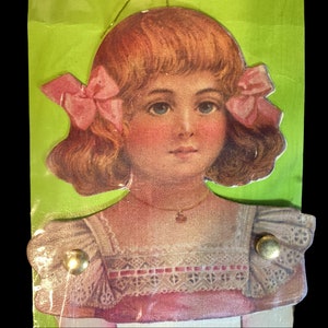 Viktorianische Papierpuppe - 36 cm