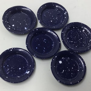 Set of Dark Blue & White Dishes