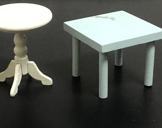 Set of doll house tables