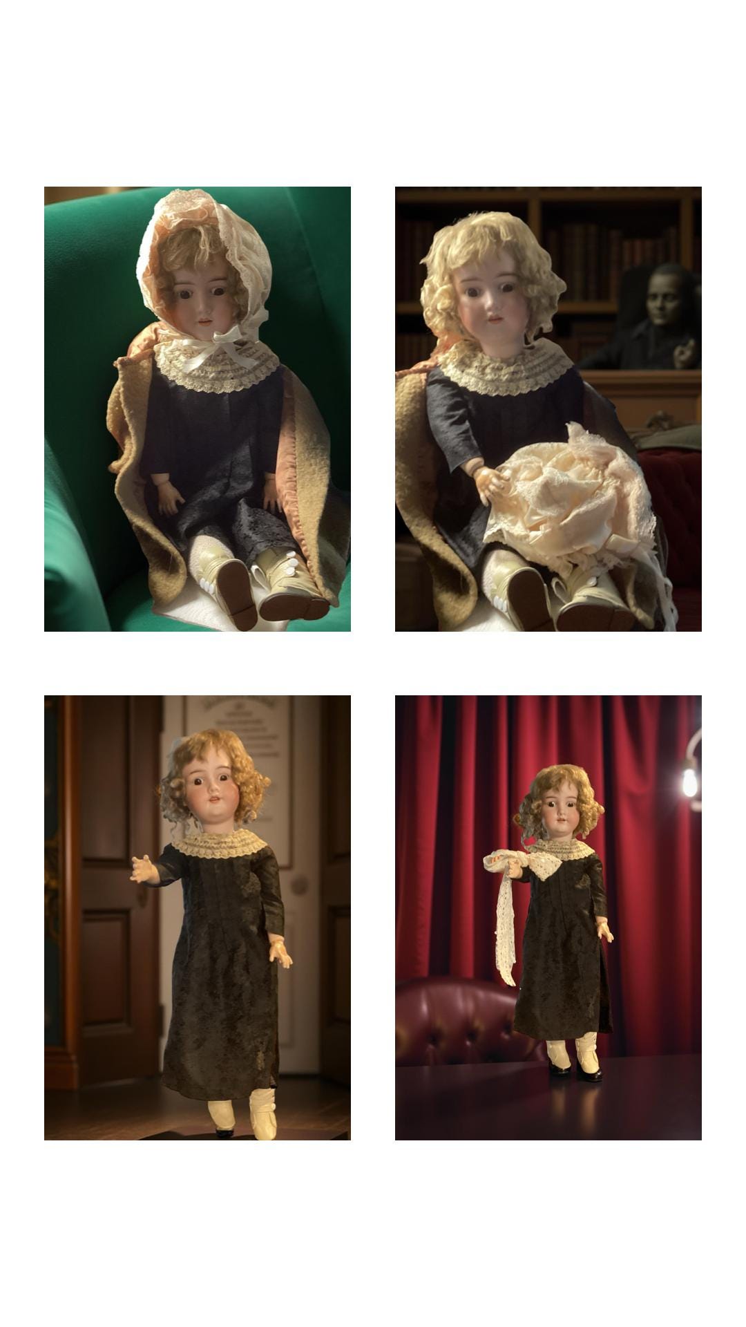 アンティーク アルマン マルセイユ ビスクドール – 24インチ、完璧な