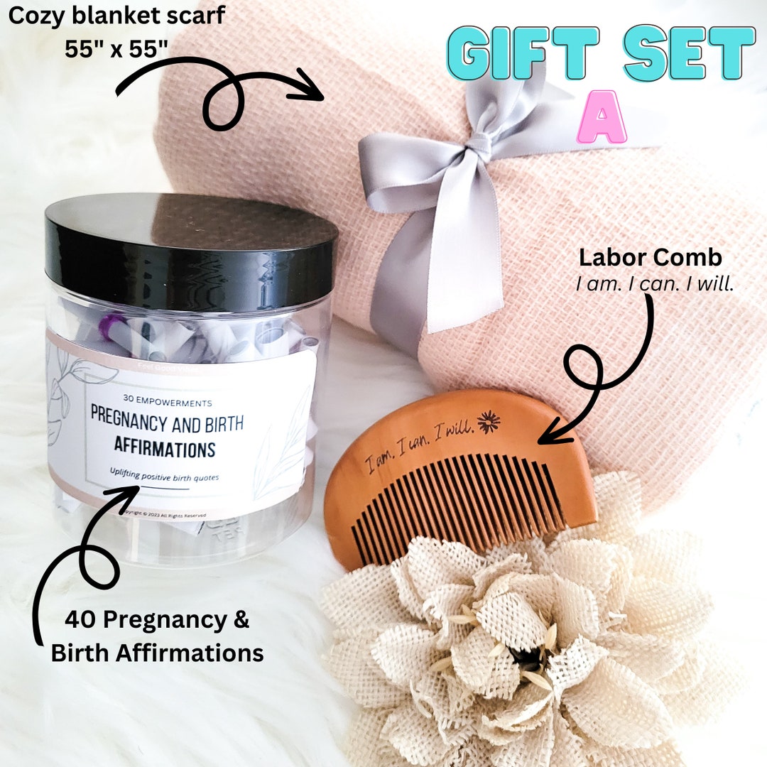 New Mom to Be Gift. Pregnant Wife Gift. Pregnancy and Birth Affirmation Gift Box. Labor