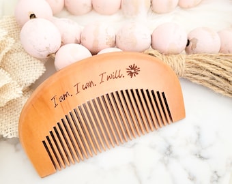 Labor Comb, Personalized Labor Comb. Hypnobirthing. Natural Labor and Delivery Birth tool. Pregnancy Gift Box. Hospital Bag. New Mom Gift